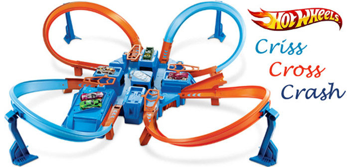 Hot Wheels Criss Cross Crash Track Set