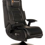 Foldable Video Gaming Chair with Pedestal Base & Headrest